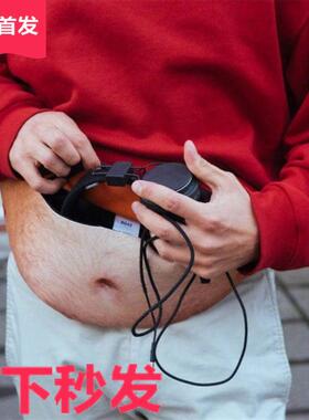 啤酒肚皮腰包创意搞怪假肚腩腰包dadbag防骚扰仿真大肚子跨境爆