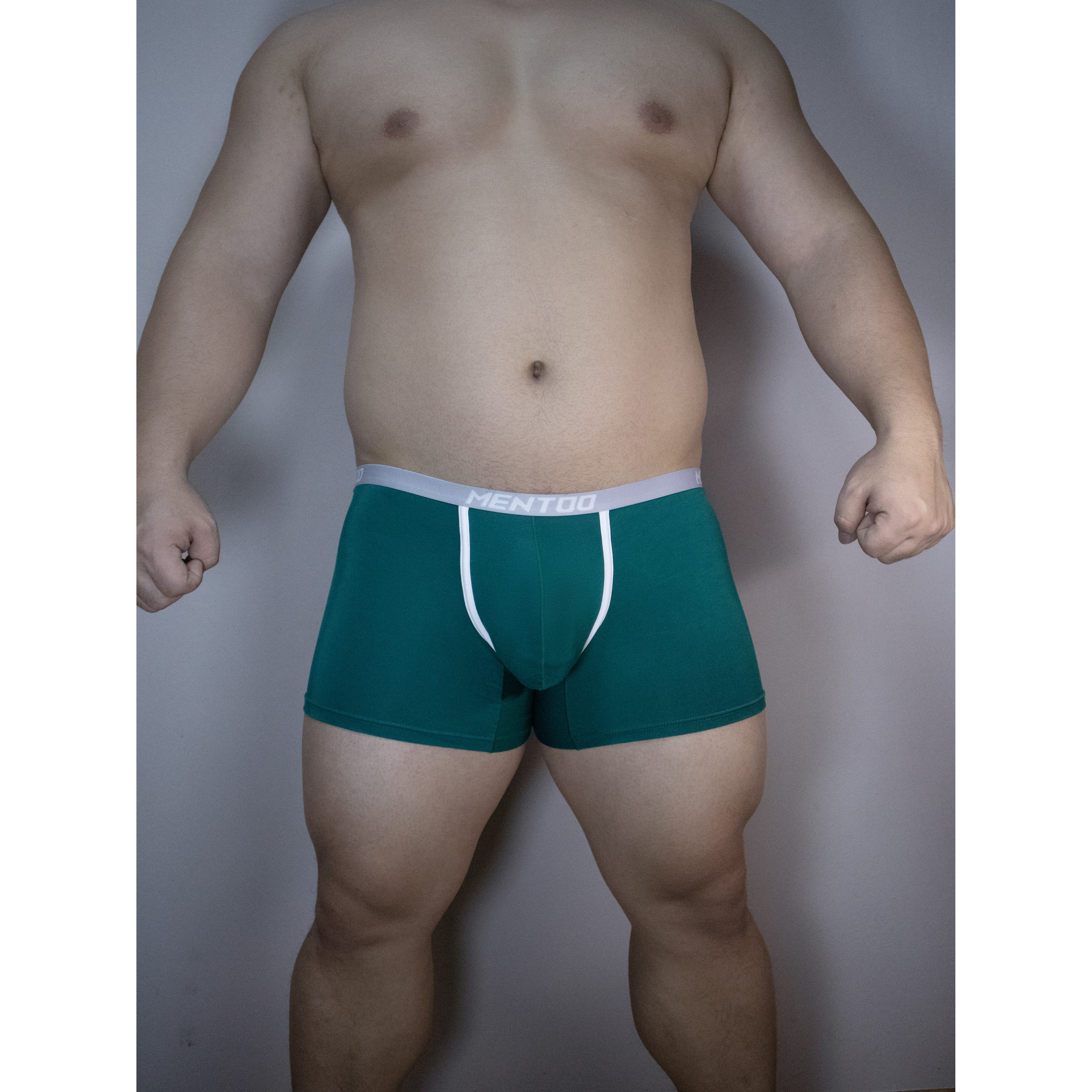 MENTOO男士莫代尔低腰平角内裤性感舒适运动速干高弹透气祖母绿色,女士内衣/男士内衣/家居服,男平角内裤,淘宝优惠券,粉丝福利购,淘宝优惠卷
