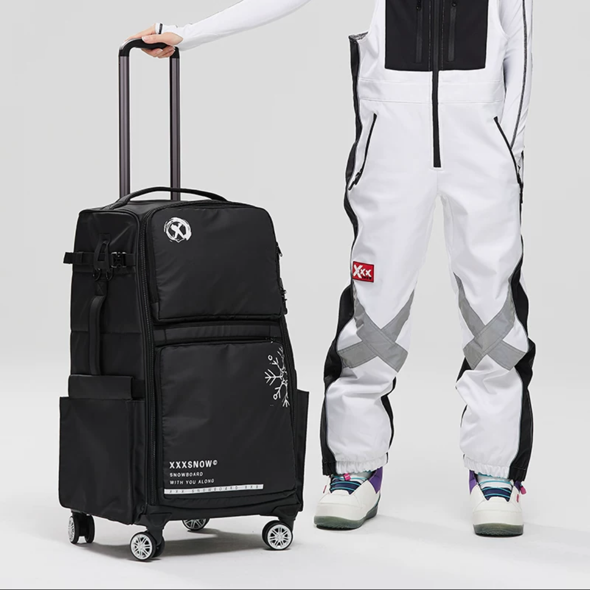 可插单板防水滑雪旅行箱XXXsnow