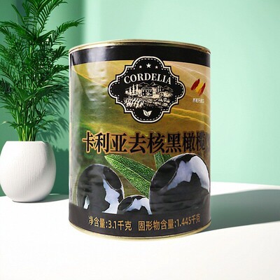 卡利亚去核黑橄榄3.1kg
