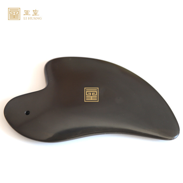 里皇砭石5A泗滨砭石刮痧板玄黄脸面肩颈全身通用按摩疏通排毒养颜