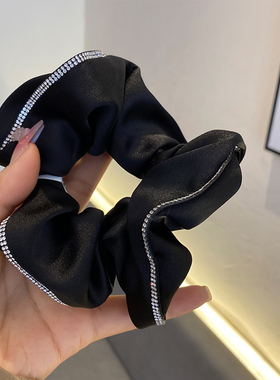 大肠发圈女发绳高级感头绳扎头皮筋黑色韩国头花头饰发饰2025新款