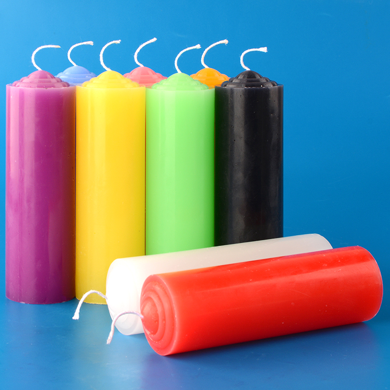 多种颜色无味加粗24小时照明蜡烛