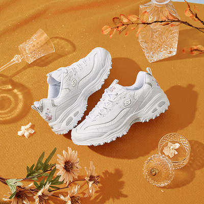 Skechers女鞋刺绣熊猫鞋