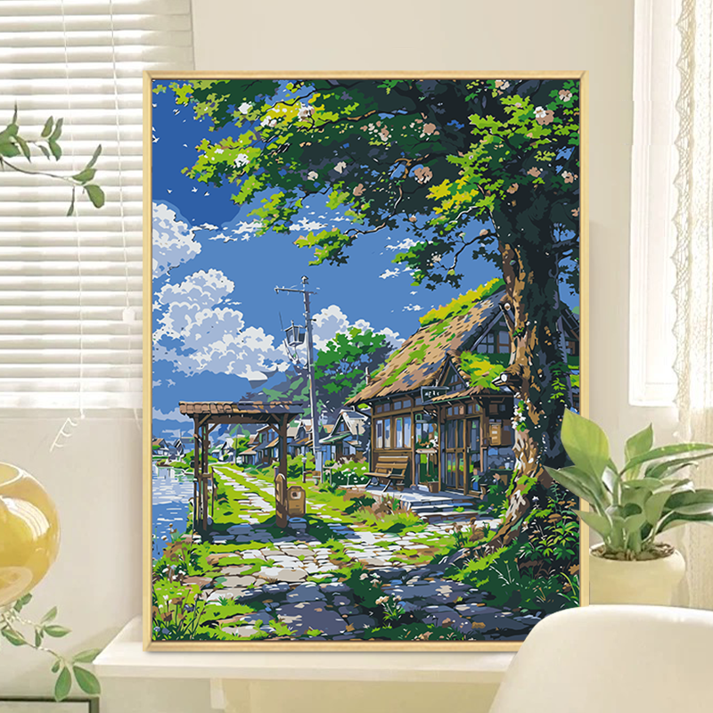 七鑫戀高品質diy數字油畫裝飾畫