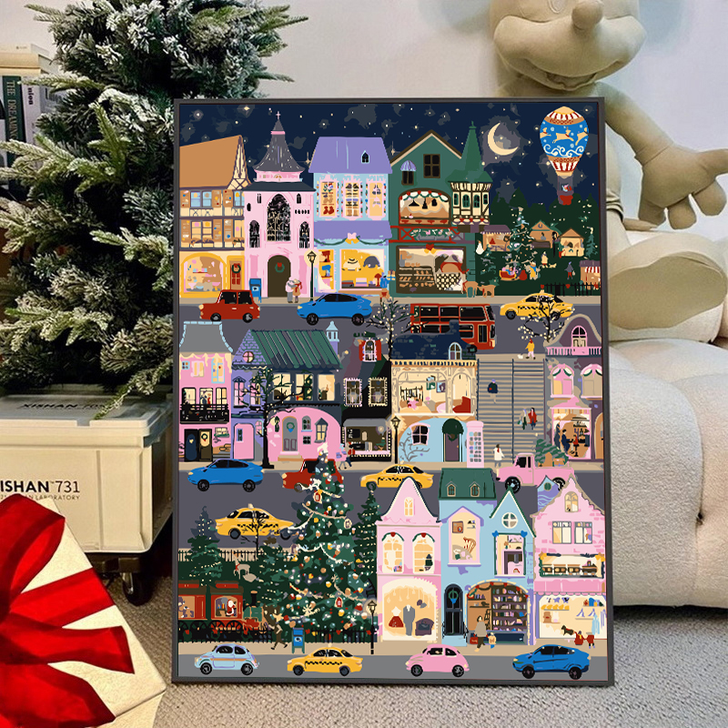 高级感diy数字油画装饰画