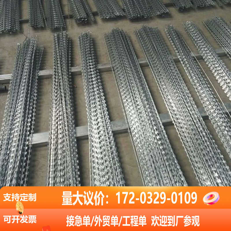 围墙加高直线防盗刀片刺绳护栏加装防爬防盗不锈钢热镀锌带刺钢丝