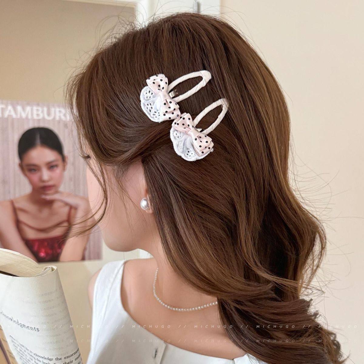 粉色BB夹蝴蝶裙摆夹刘海夹韩系少女可爱粉色发夹ins风洋气爆款女,饰品/流行首饰/时尚饰品新,发饰,淘宝优惠券,粉丝福利购,淘宝优惠卷