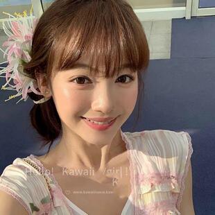 超绝氛围感~新中式蓝色彼岸花发夹女古典美仿真花发饰纯欲风头花