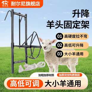 耐尔尼羊头固定架剪羊毛专用调节架剪羊毛固定架羊用打针输液配种