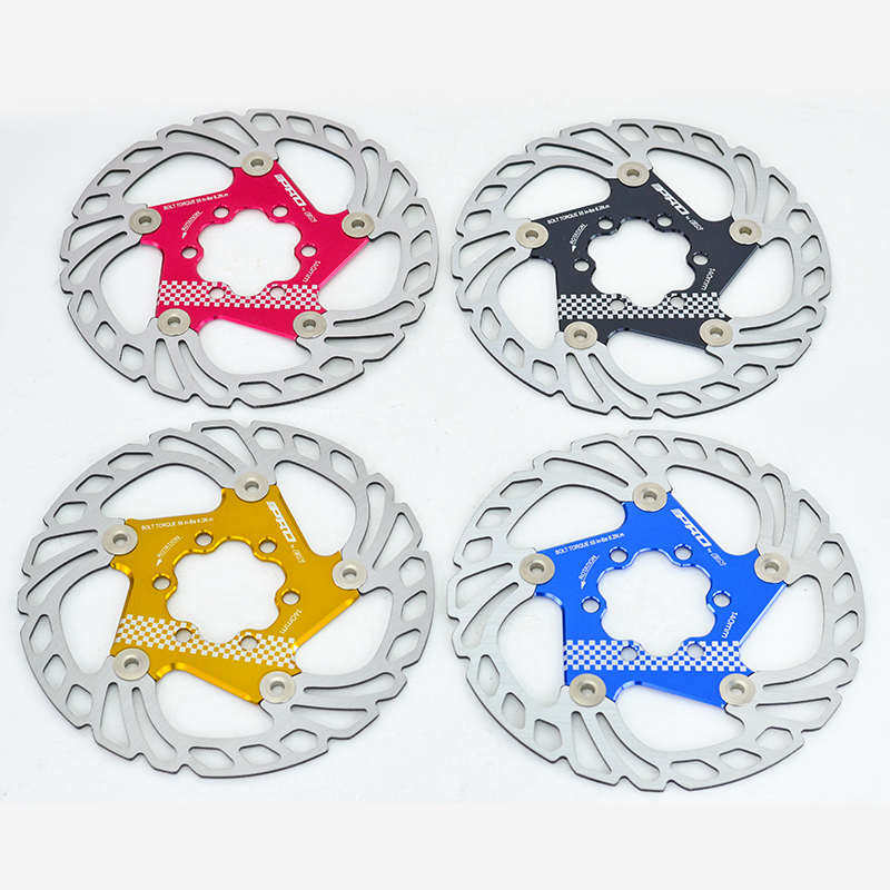 超轻浮动碟片山地自行车碟刹盘六钉刹车片160/180mm