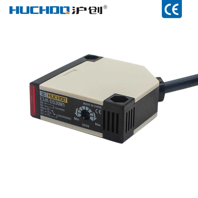 红外线漫反射光电开关感应传感器E3JK-DS30M1 12V24V220V五线通用