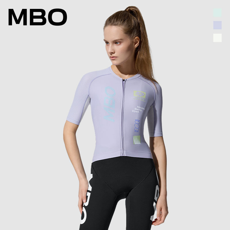 MBO Frontier女子春夏潮流时尚 吸湿速干透气短袖骑行服 C316上衣
