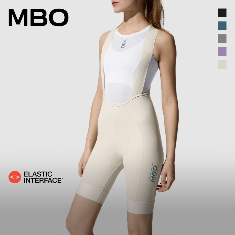 MBO女士双箭头背带骑行短裤T110