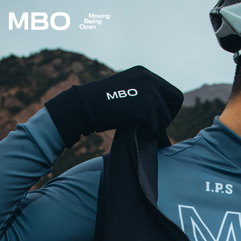 MBO男女抓绒骑行长指手套秋冬