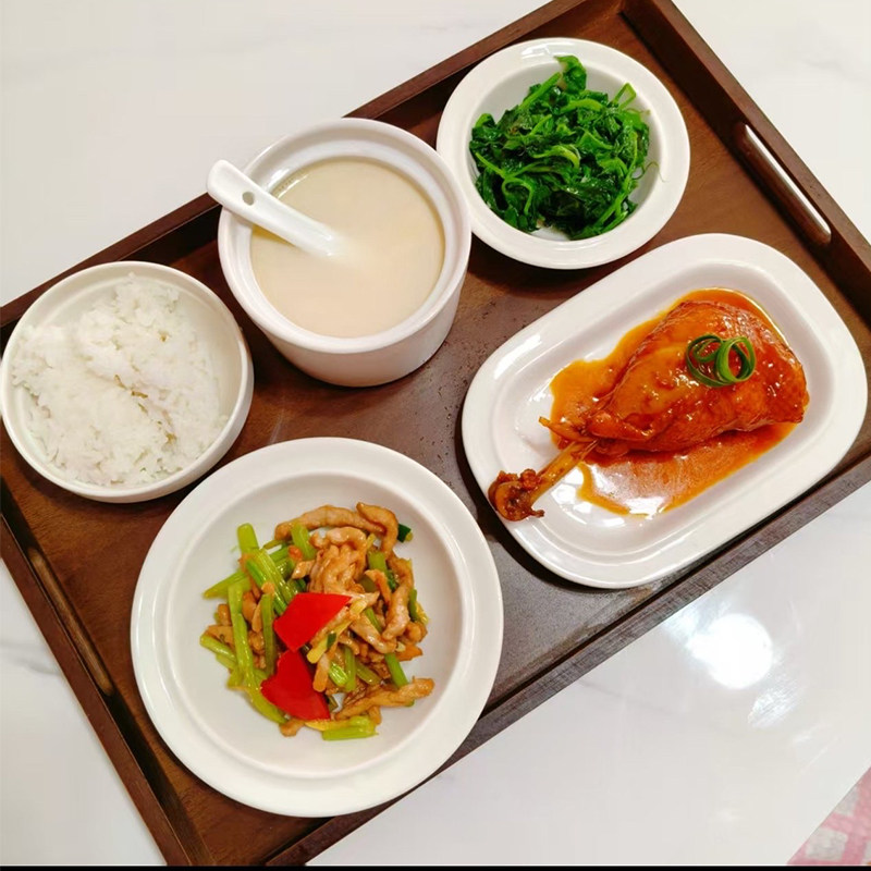 德化白瓷简约风陶瓷餐盘套装家用一人食多件套小吃碟浅盘餐具组合,餐饮具,盘,淘宝优惠券,粉丝福利购,淘宝优惠卷