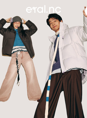 eral nc逃跑001工装通勤落肩面包感羽绒服男女同款户外运动