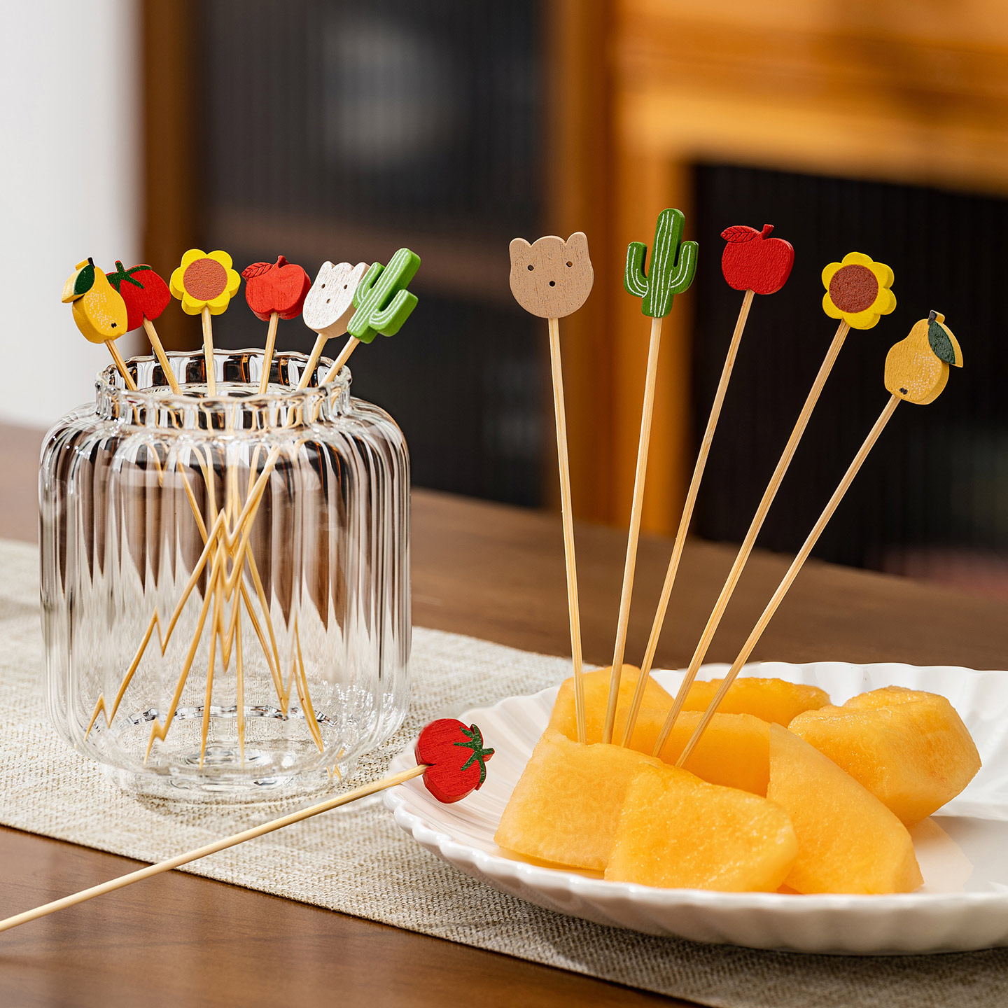 一次性水果叉套装食品级家用