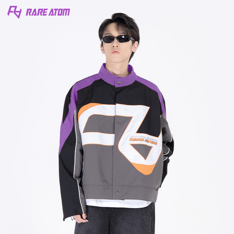 RARE ATOM官方上海Major队服外套 RA限定款CS2美式复古赛车服外套