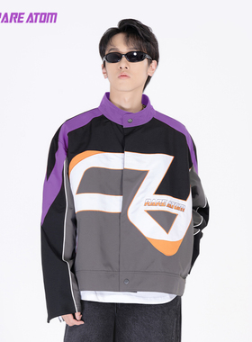 RARE ATOM官方上海Major队服外套 RA限定款CS2美式复古赛车服外套