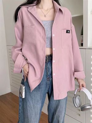灯芯绒衬衫外套秋季2024新款女装大码胖mm休闲显瘦上衣洋气遮肉