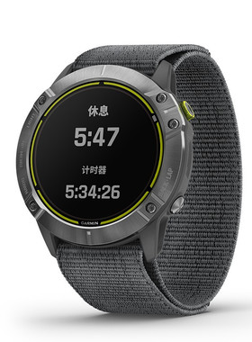 适用佳明快拆尼龙表带Garmin飞耐时Fenix7X/EPIX泰铁时/Fenix6X/Fenix3HR/935/945本能MK2魔术贴针织替换腕带