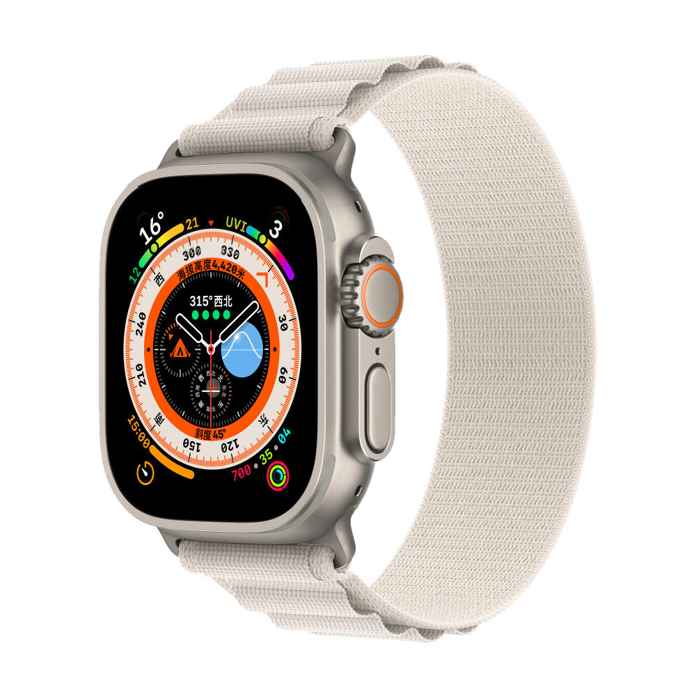 适用苹果S8手表applewatch表带iwatch8运动7代ultra高山se尼龙6回环式5野径4壳膜一体S7新款S6保护壳腕带49MM,智能设备,智能手表手环表带/腕带,淘宝优惠券,粉丝福利购,淘宝优惠卷