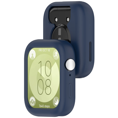 适用华为watch Fit3硅胶保护套Solo-B19S柔软保护壳新款时尚潮流替换壳套配件