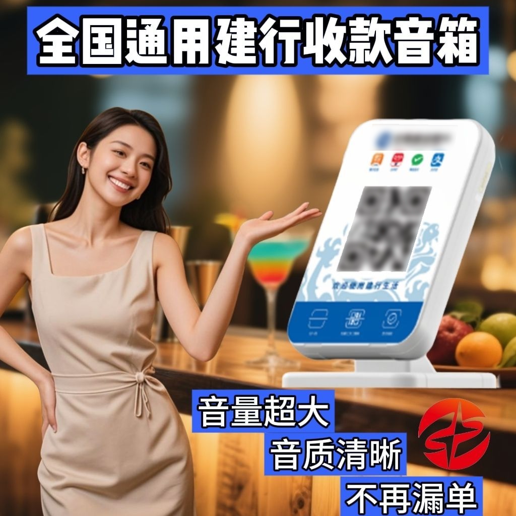 建行龙支付扫码班克音箱免手续费图片