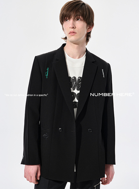 NUMBER HERE23SS进口三醋酸面料春秋季西装外套西服男NH24A213