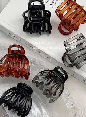 抓夹女2023年新款高马尾神器小发夹简约高级感半扎发发卡夹子头饰