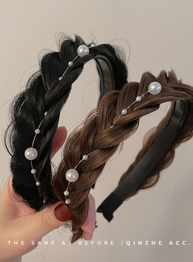 假发发箍头饰麻花辫子头箍网红2022年新款编发鱼骨辫发卡发饰女夏