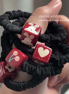 头绳2023新款高端橡皮筋女扎头发简约气质高弹力耐用皮套发圈发绳