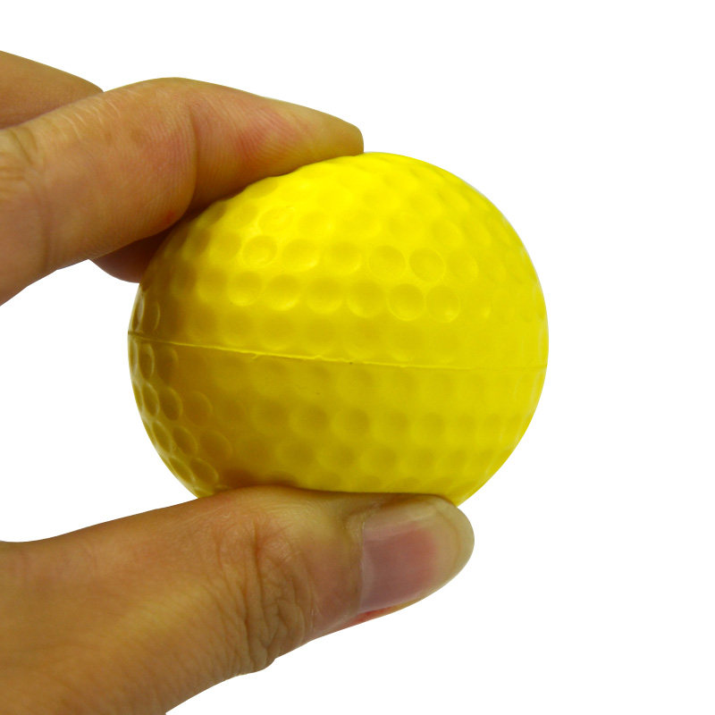 高尔夫球软球PU球室内海绵球泡沫球儿童初学幼儿园教学玩具球golf