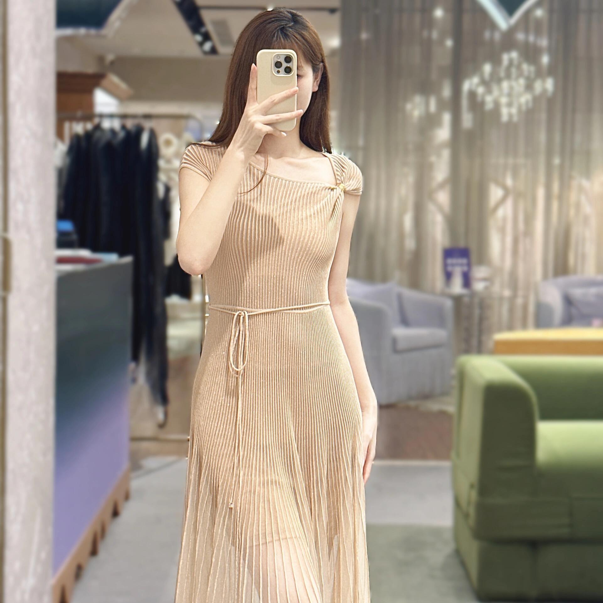 玛克茜妮高级复古浪漫修长裙女