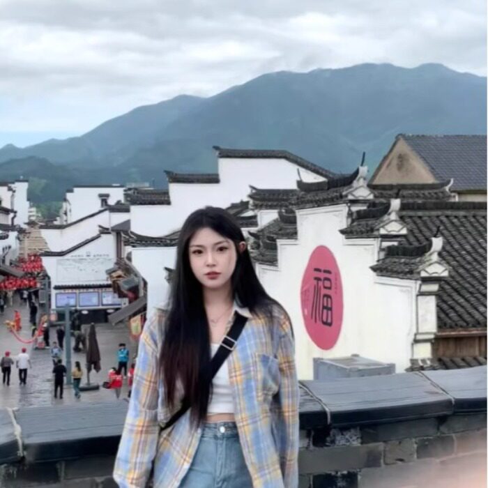 秋季设计感条纹衬衫女可爱撞色格子刺绣长袖衬衫学院风polo领衬衣