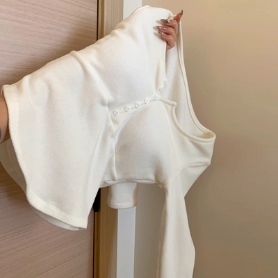 磨毛加绒打底衫女内搭长袖上衣