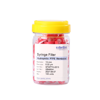 科百特 亲水聚四氟乙烯PTFE针头过滤器 水/有机溶液过滤一次性过滤器 0.1/0.22/0.45/0.8/1.0/5.0μm