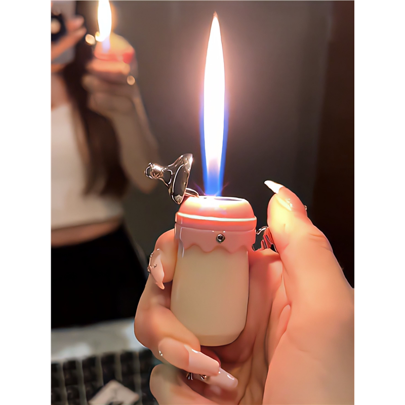 可爱迷你奶瓶打火机个性创