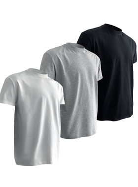 AUTICUP 美式纯色T恤纳维亚正肩运动冰皮索罗娜速干弹力圆领短袖T