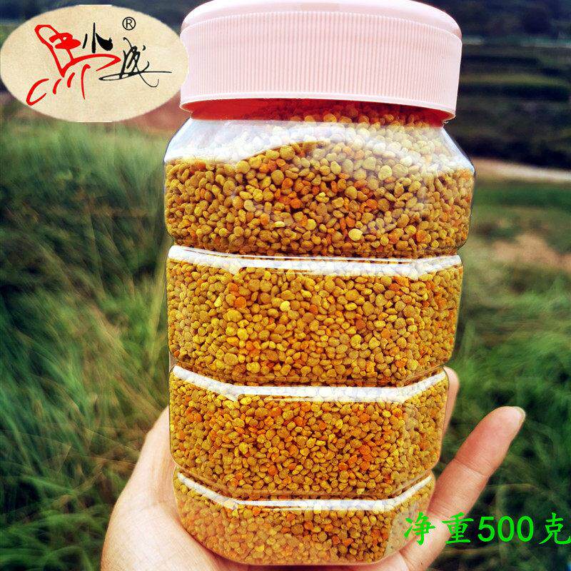 荞麦IHV蜂花粉新鲜麦味纯重香甜马小蜂成场正天然非破壁荞花粉