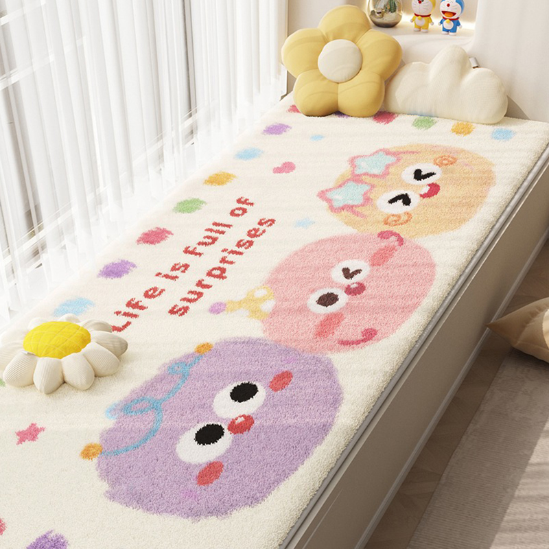 网红飘窗垫ins风公主房间装饰毛绒坐垫阳台垫子飘窗毯卧室窗台垫