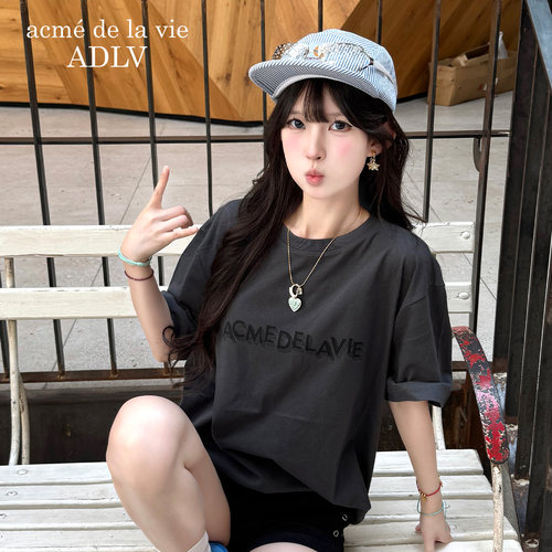 ADLV3D立体LOGO基础款短袖T恤