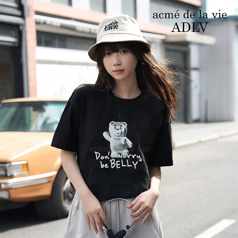 ADLV联名款纯棉短袖T恤