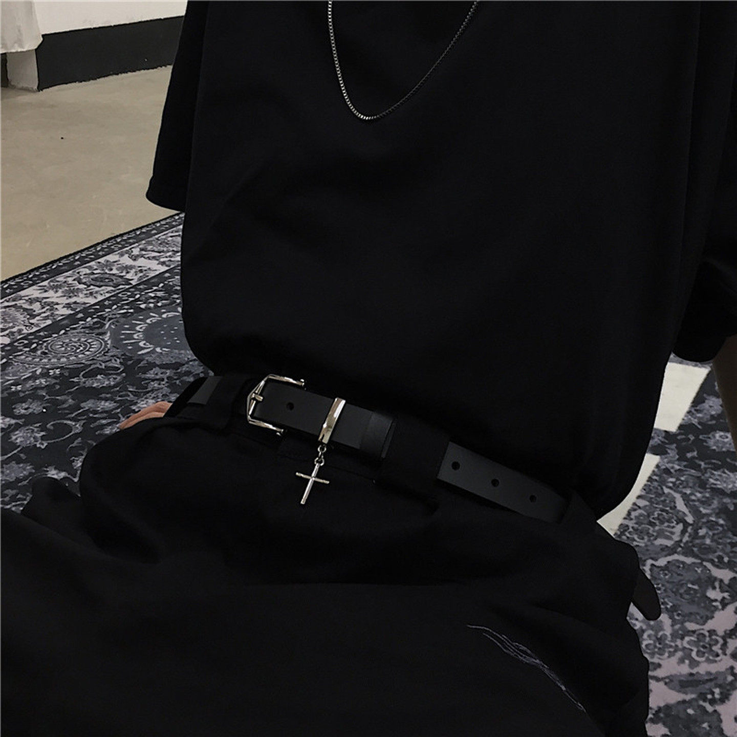 男生皮带年轻人黑色皮带韩版牛仔裤腰带潮流男女通用简约百搭裤带