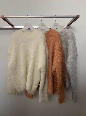 现～韩国东大门正品新款Londonflat2025秋冬百搭卷卷羊毛毛衣女