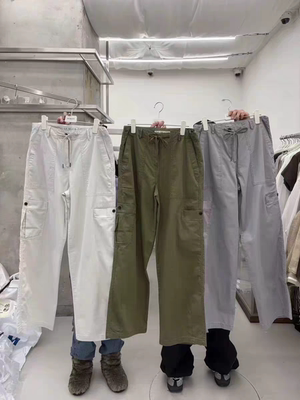 现～韩国东大门新款BREATHE2026春百搭休闲系扣口袋工装休闲裤女
