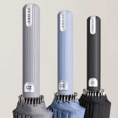 汽车载雨伞男加大加固加厚长柄伞大号超大自动双人直把伞直柄直i.