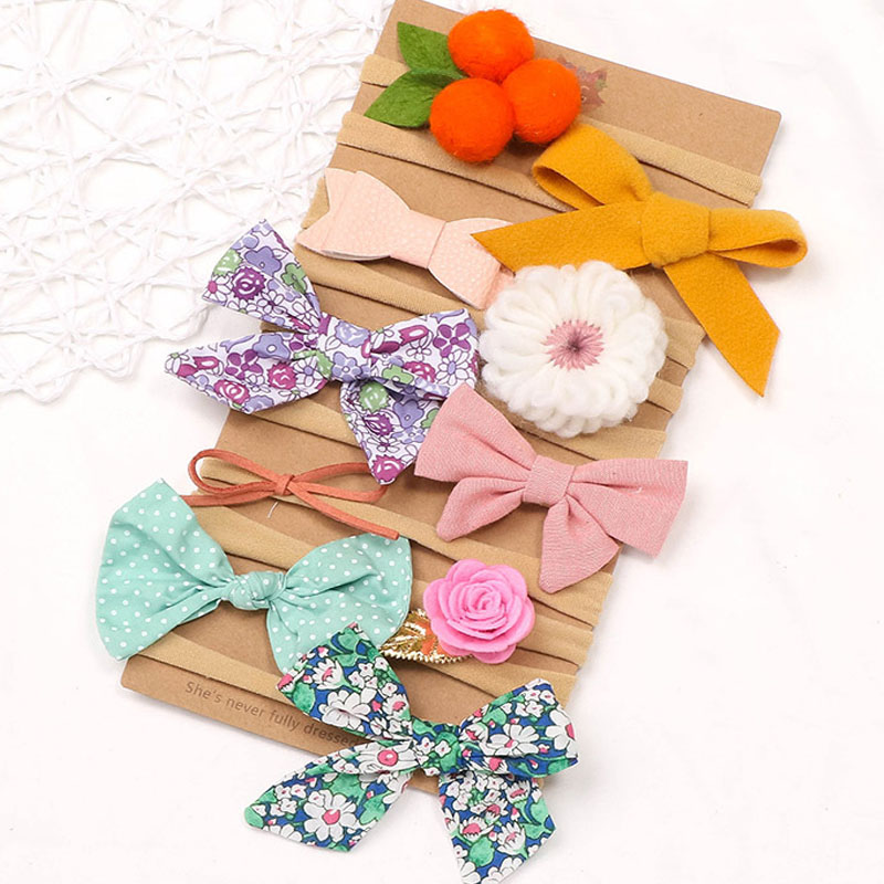 满15包邮婴儿发带无痕弹性头带宝宝发饰满月头花拍照0-123岁头饰