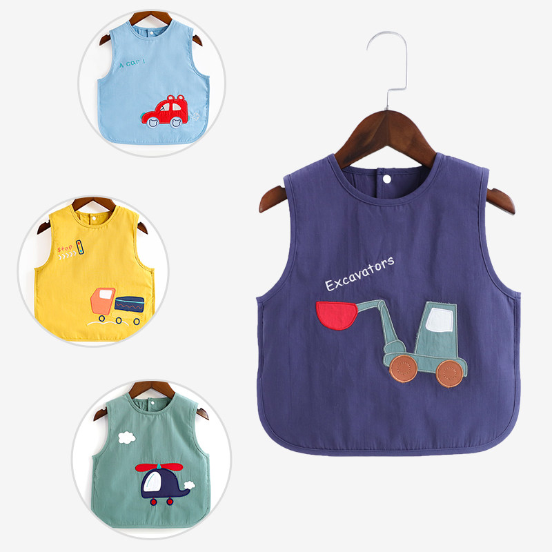 宝宝吃饭围兜防脏无袖饭兜纯棉0-1-2-3-4岁围嘴口水巾婴儿夏薄款,童装/婴儿装/亲子装,反穿衣/罩衣,淘宝优惠券,粉丝福利购,淘宝优惠卷